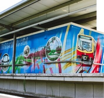 Steven Karlstedt - Graffiti-Künstler Berlin - Referenz S-Bahnhof