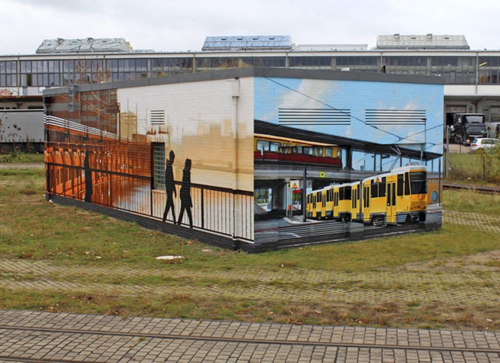 Steven Karlstedt Graffiti Referenz - BVG Berliner Verkehrsbetriebe – Gleichrichterwerk Berlin Adlershof