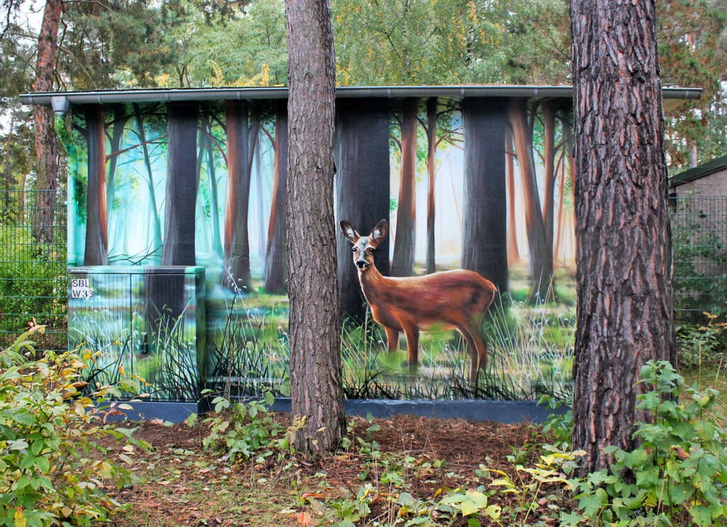 Steven Karlstedt Graffiti Referenz - Illusionsmalerei in Potsdam