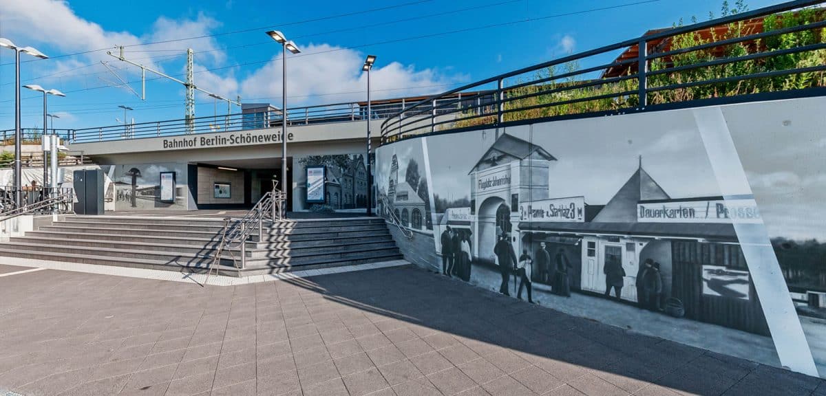 Virtuelle 360°-Tour am Bahnhof Berlin-Schöneweide